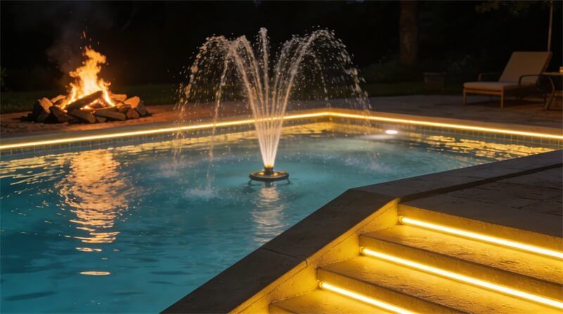 泳池水下燈帶安全電壓多少?權威指南與選購安裝建議