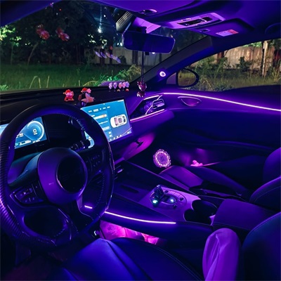 硅膠燈帶汽車裝飾照明應用 車內氛圍燈